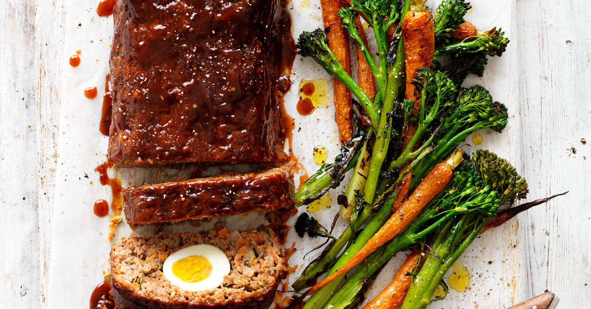Egg-stuffed Meatloaf Recipe | myfoodbook
